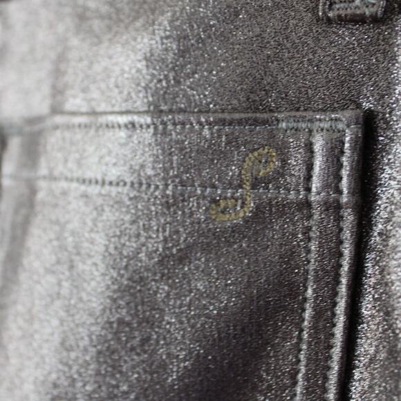 NWT Seafarer For Bonpoint Girl Sparkling Gold 'Lord Jim' Style Pants Straight 12 - Picture 6 of 10